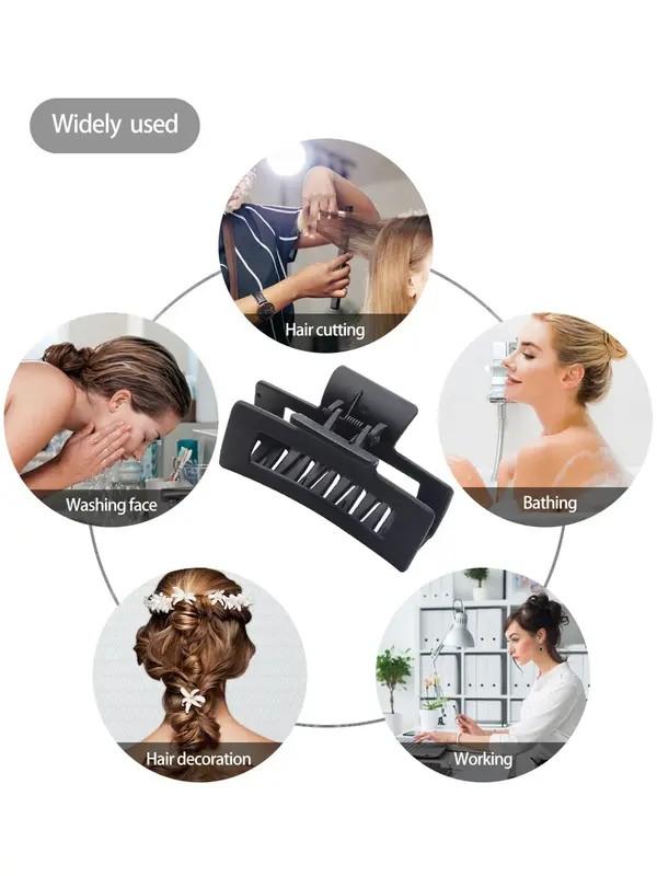 4 ks silikónových sponiek do vlasov s protišmykovým efektom v oblakoch