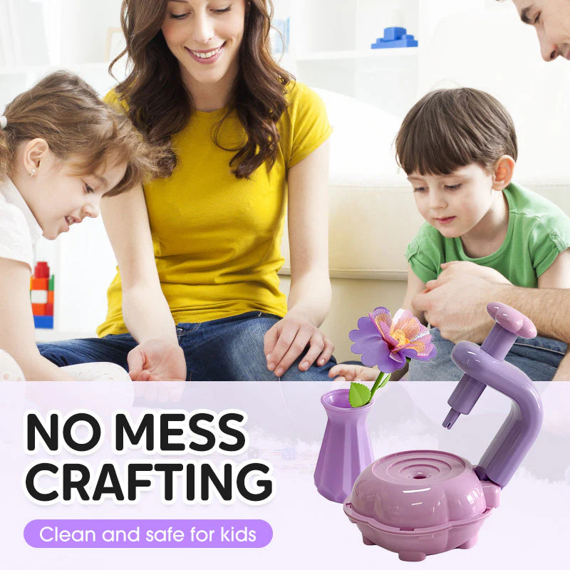 Sada na výrobu kvetinových kytíc pre deti