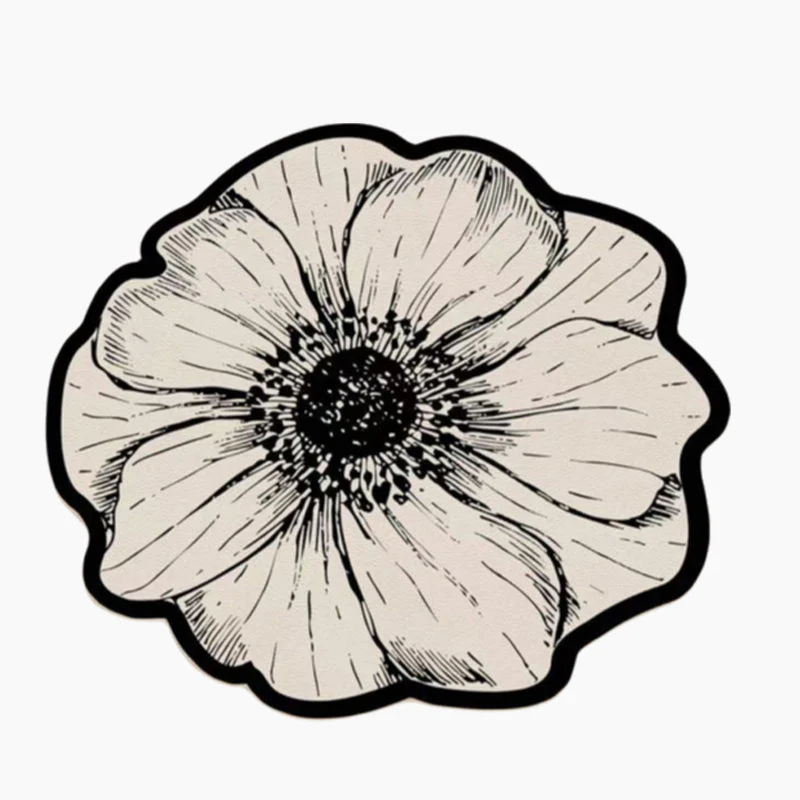 Odkvapkávacia podložka v tvare kvetu na kuchynskú pracovnú dosku 💦