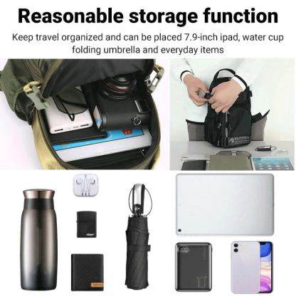 Nastaviteľná náprsná taška z oxfordskej látky💼