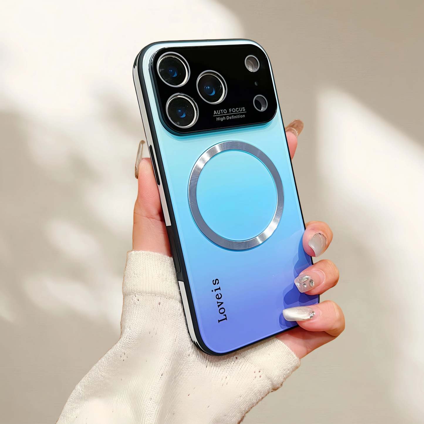 Puzdro na iPhone 17 Pro Max Gradient Glass - lesklé