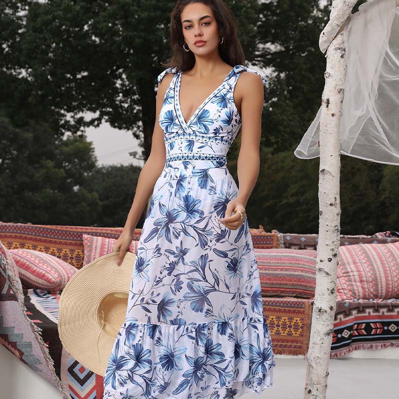 💥 Enodelne kopalke z V-izrezom, vezalkami, potiskom in krilom