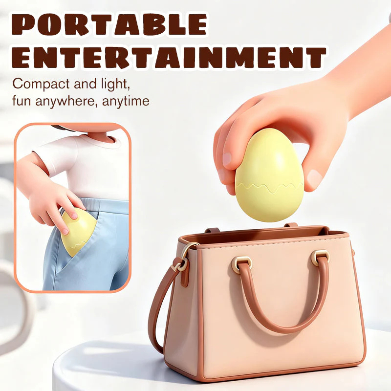 Detská slepá kombinovaná hra - kopanie vajec