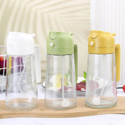 Dvojúčelová rozprašovacia fľaša na olej