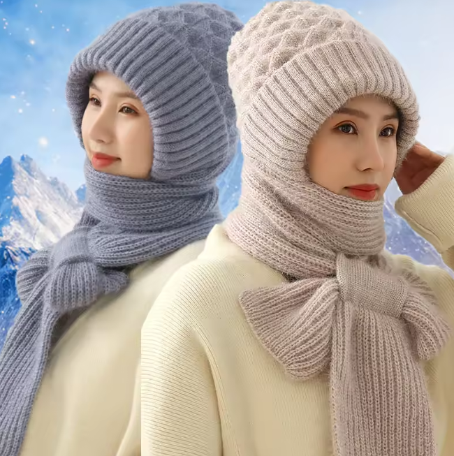 Teplá zimná vetruodolná čiapka v💕🧡