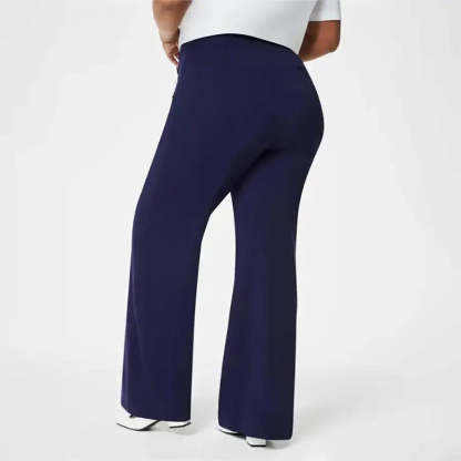 🔥 Dámské kalhoty Plus Size s vysokým nártem a širokými nohavicemi