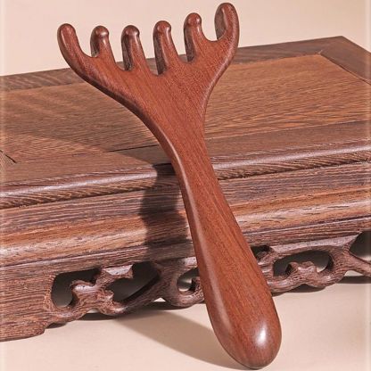 Šesťlaločný energetický masážny hrebeň 