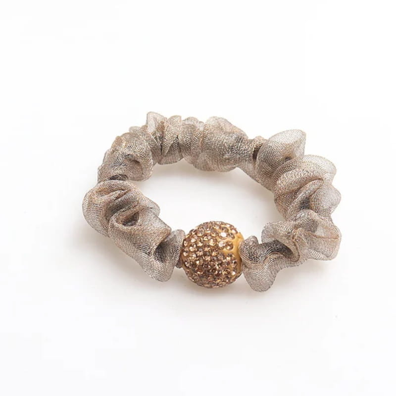 Elegantné sieťované vlasové pásky s kryštálmi🛒