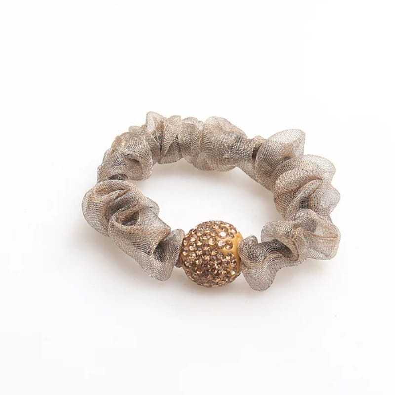 Elegantné sieťované vlasové pásky s kryštálmi🛒