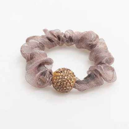 Elegantné sieťované vlasové pásky s kryštálmi🛒