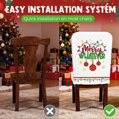 Kúpte 1 kus a získajte 1 kus zadarmo na 6 vianočných poťahov na stoličky