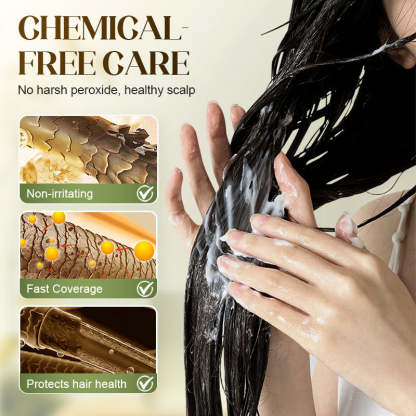 ✨🌿vlasová farba s rastlinnými výťažkami na šedivé vlasy