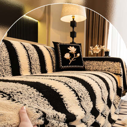 Mäkký plyšový protišmykový poťah na pohovku🧣