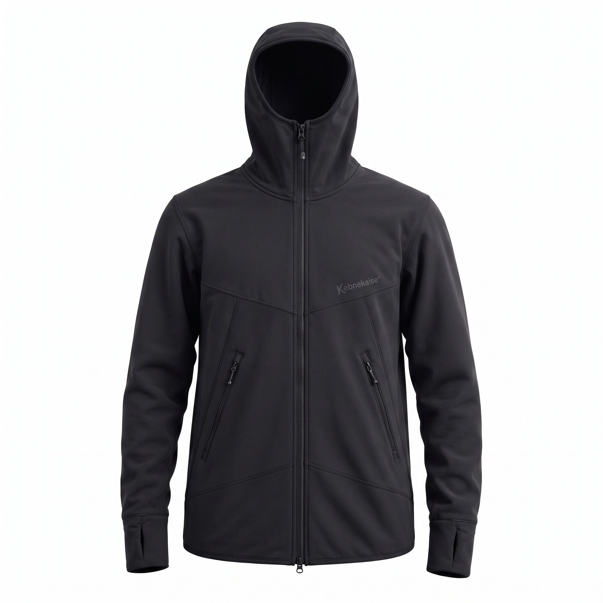 Men's fleece warm hooded jacket