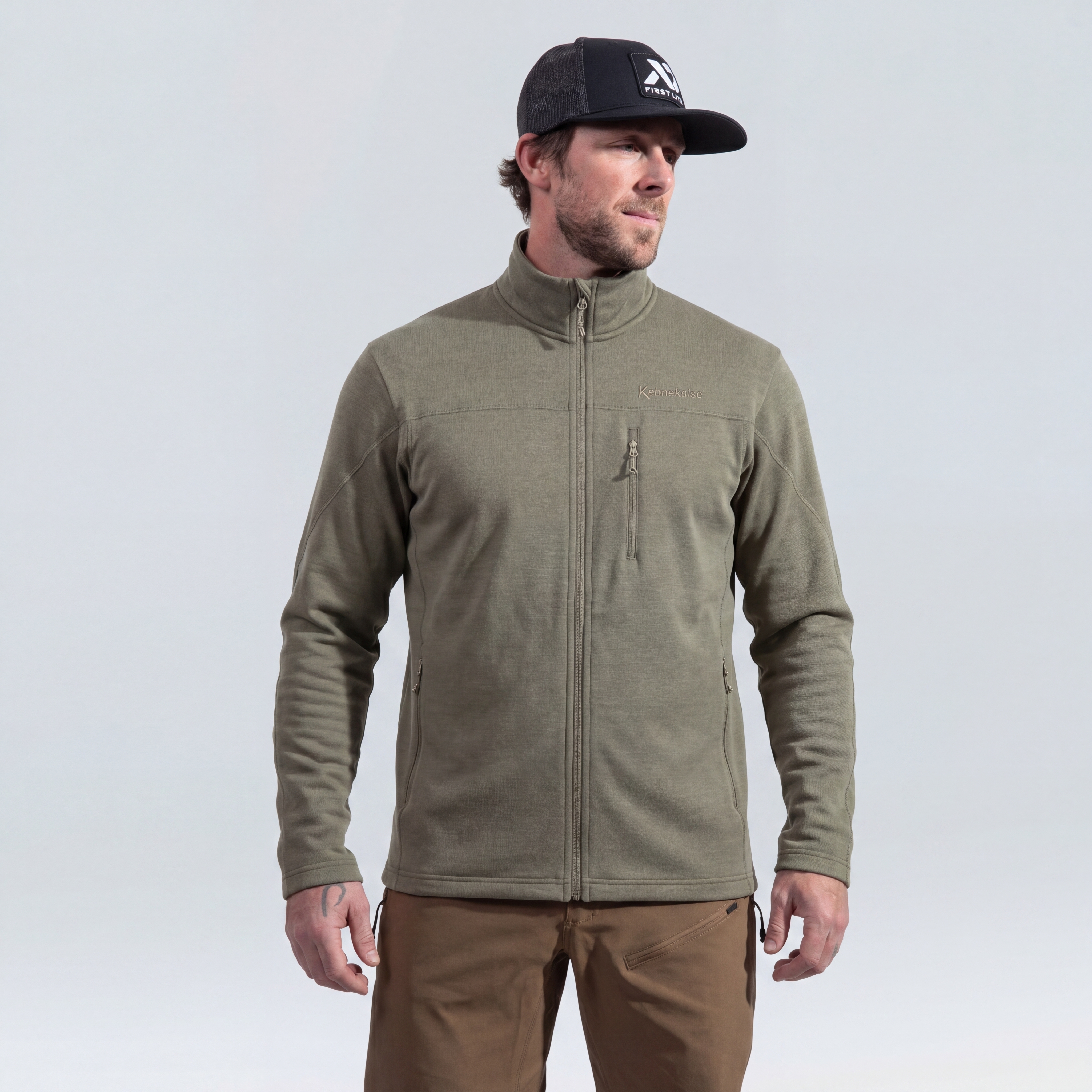Men's wool warm jacket coat