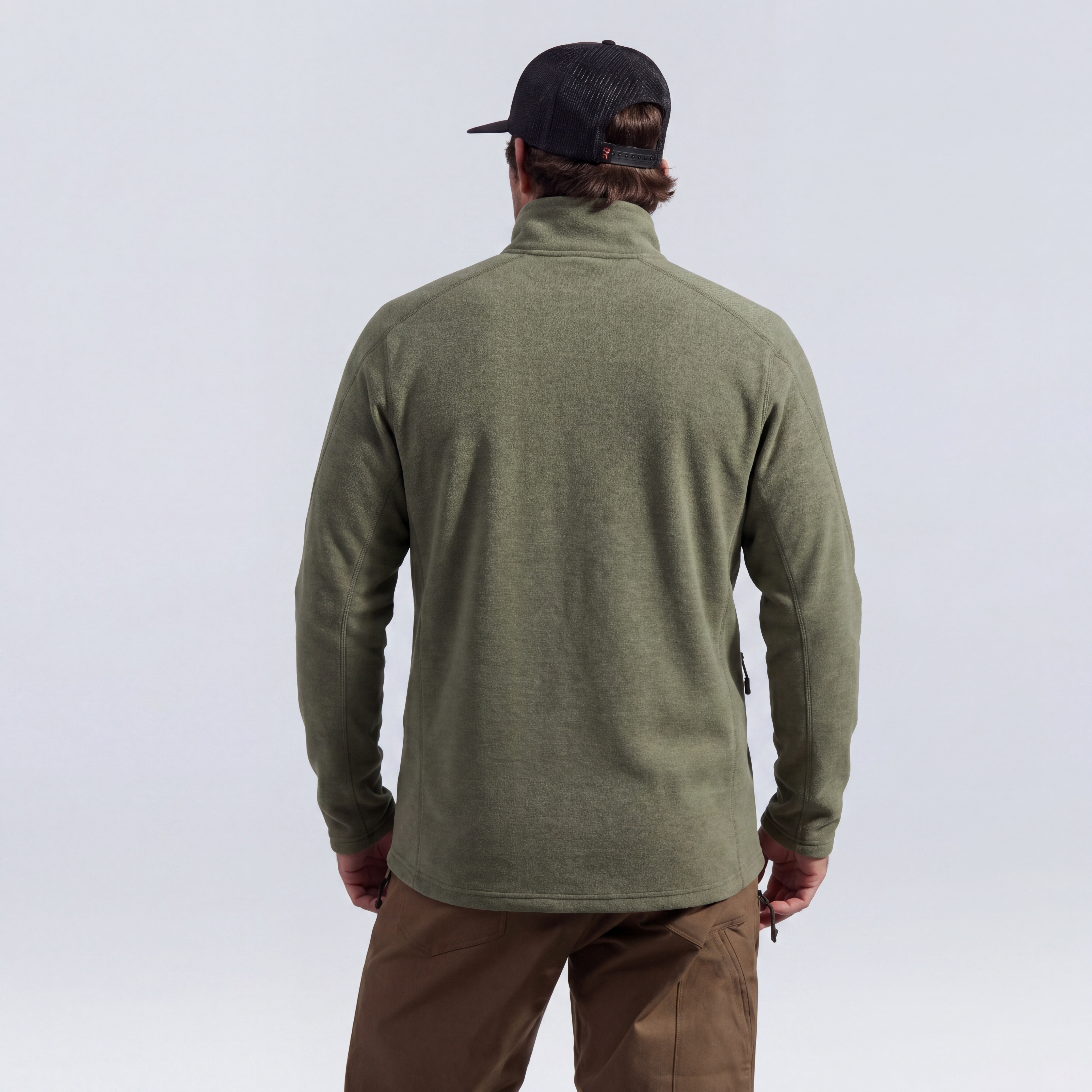 Men's wool warm jacket coat
