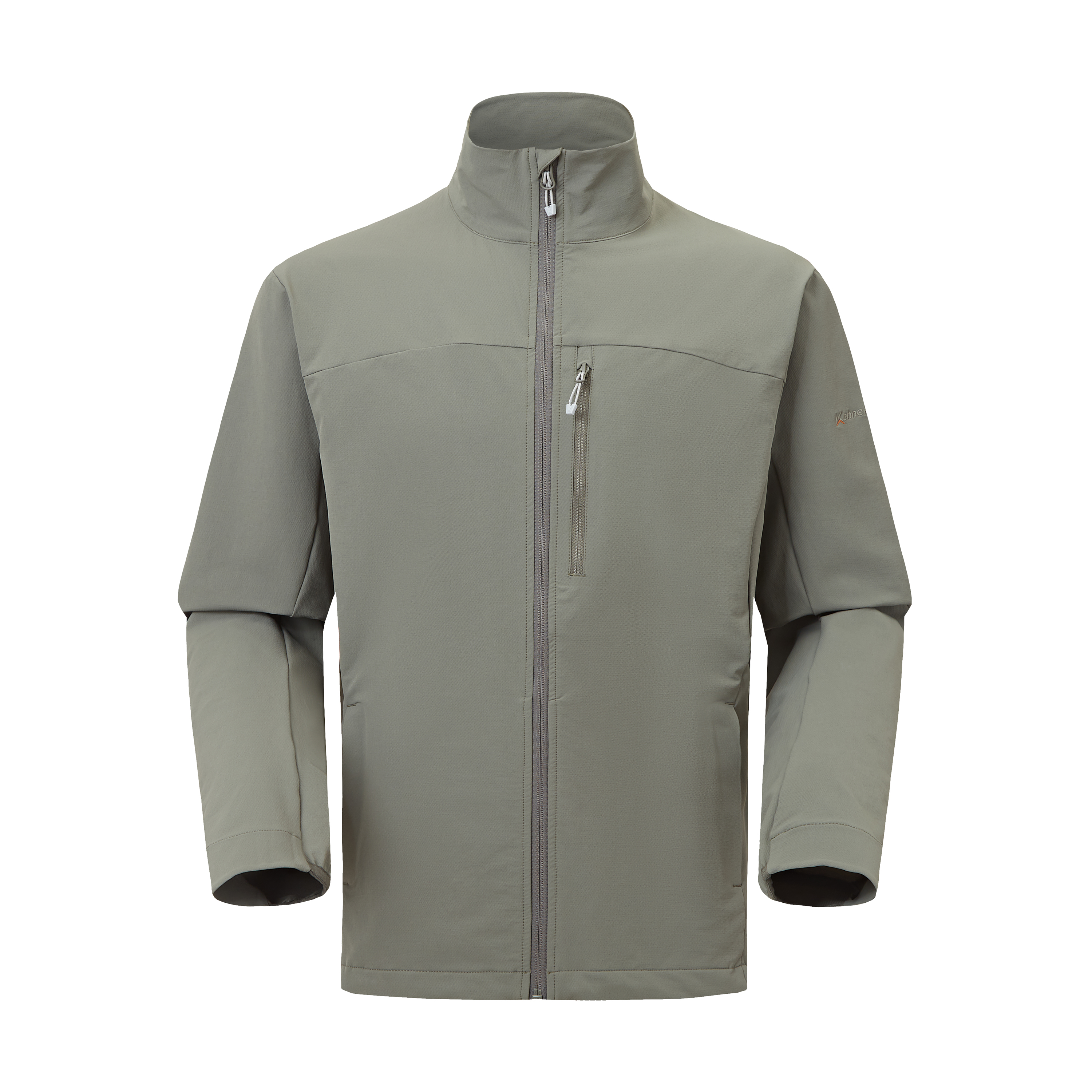 Men's Stand Collar Softshell Jacket Outdoor Windproof Casual Coat