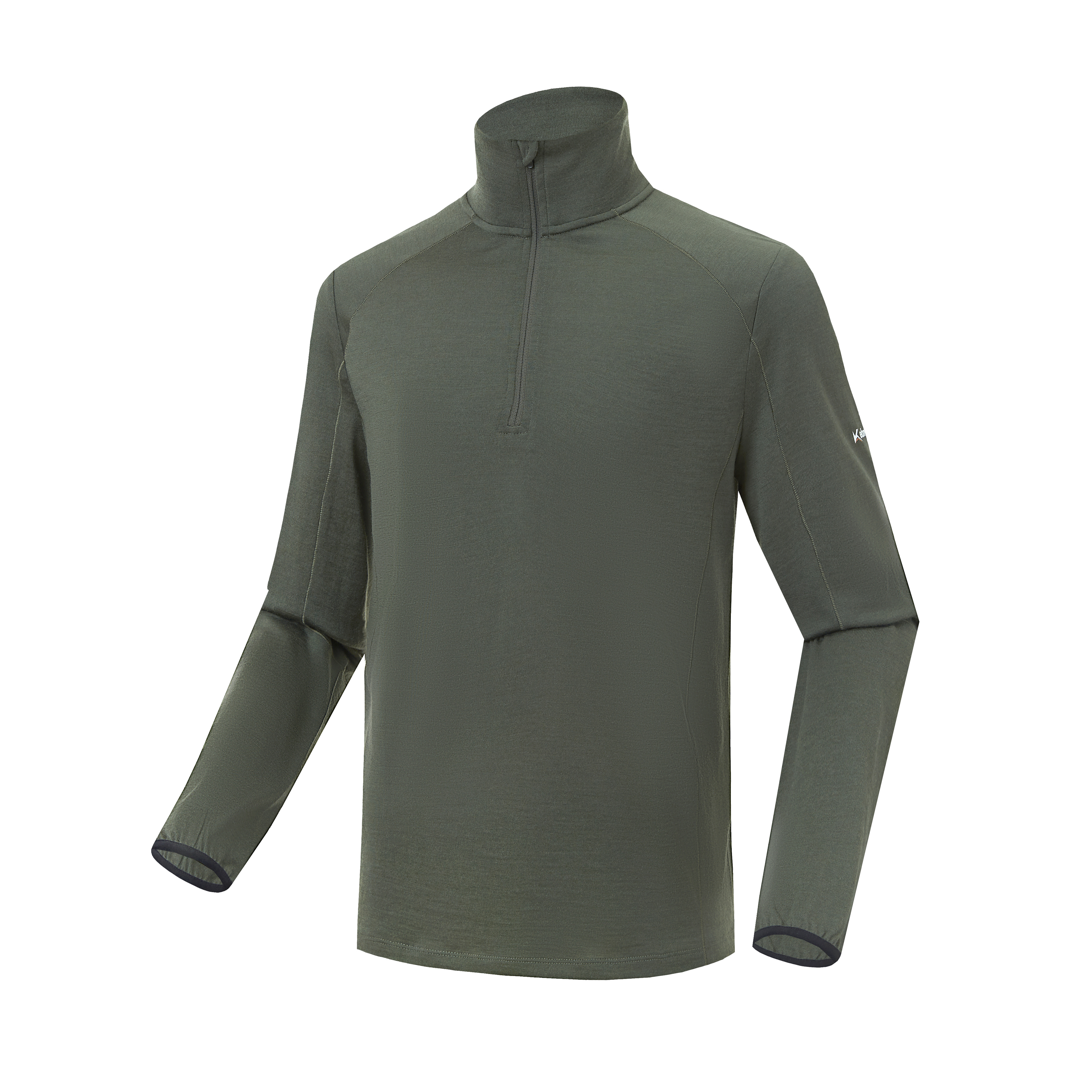 Men's Mixed Merino Wool 1/4 Zip Top