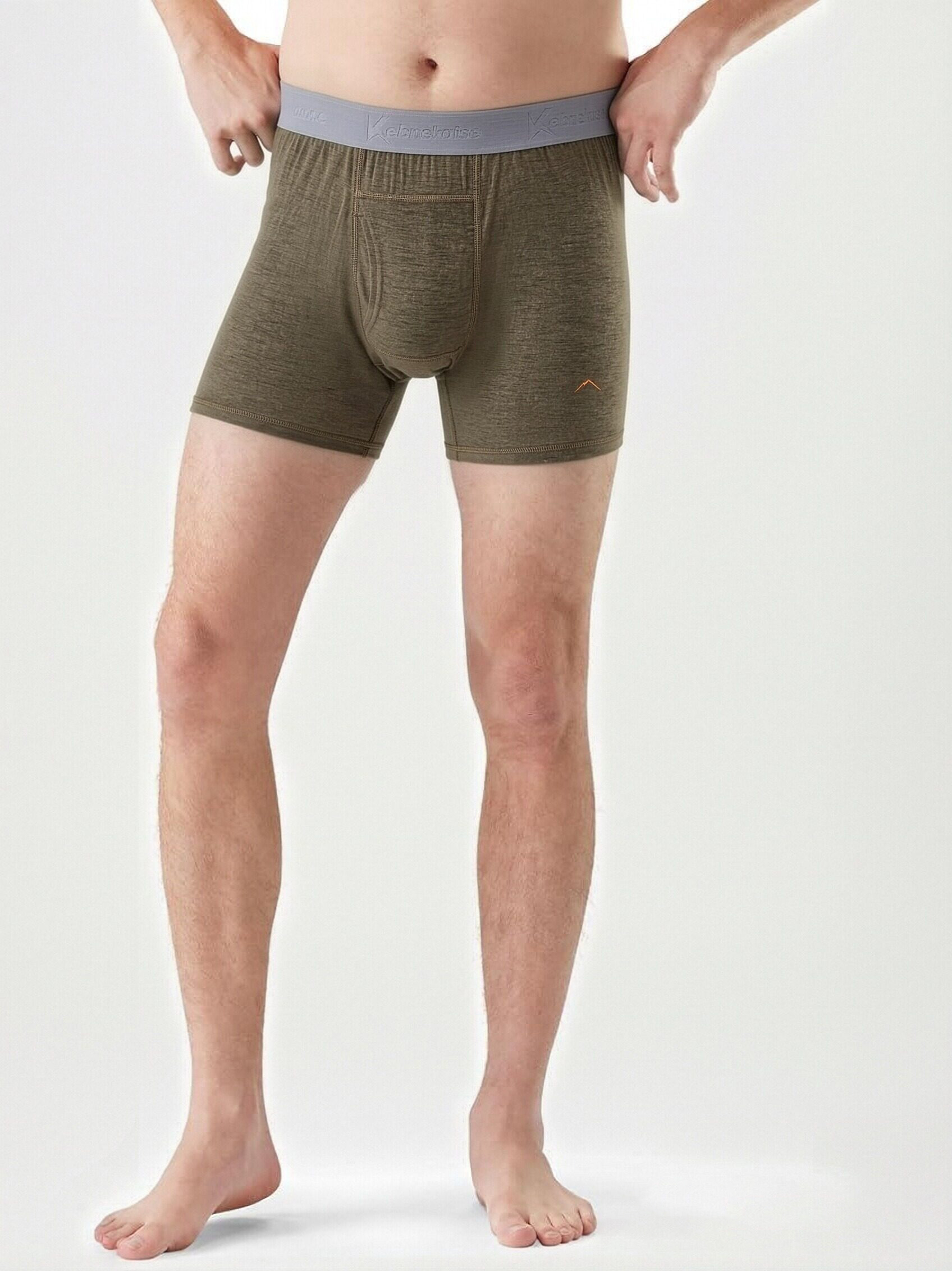 MICROWEIGHT 145WOOLVERINO MEN'S WOOL BOXER SHORTS