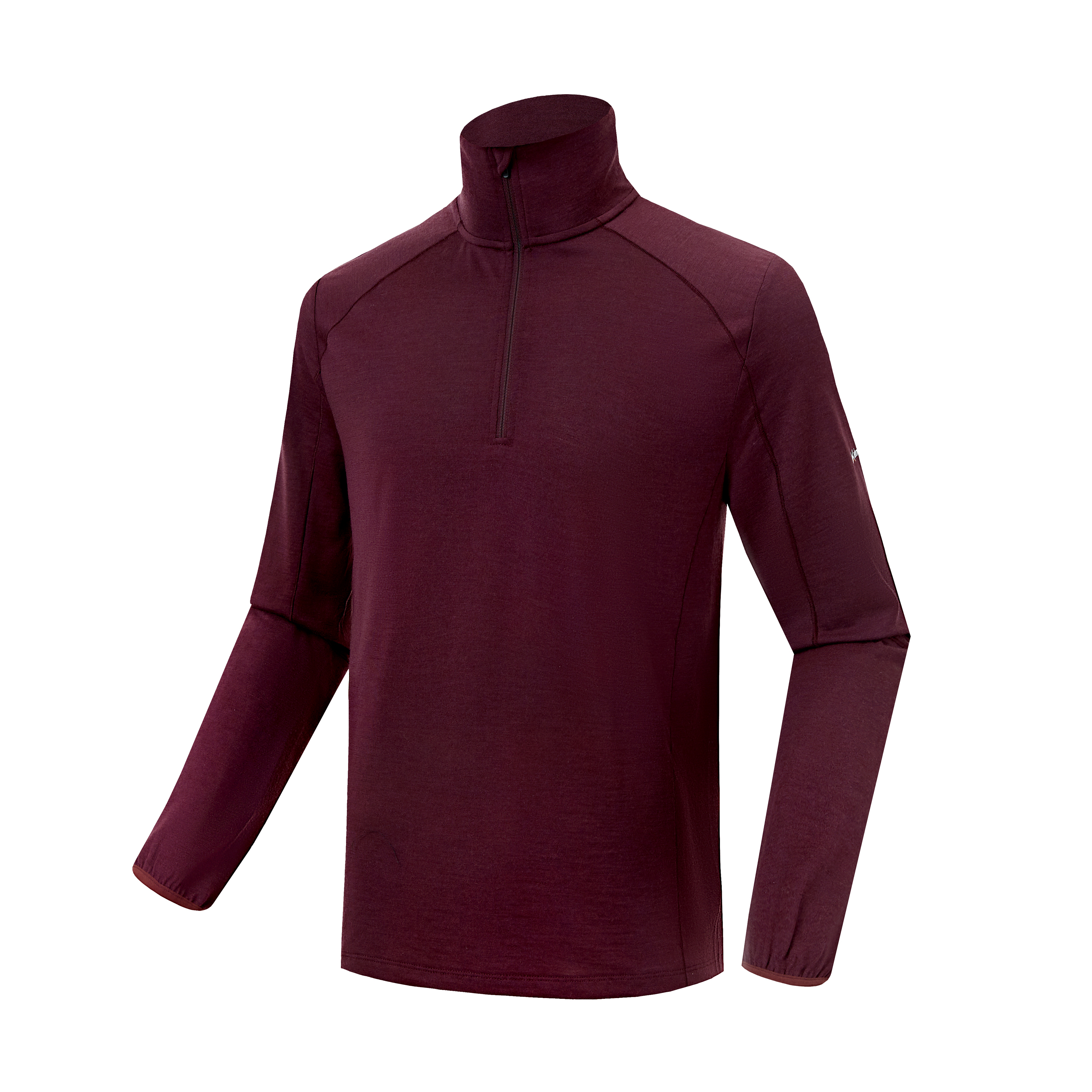 Men's Mixed Merino Wool 1/4 Zip Top