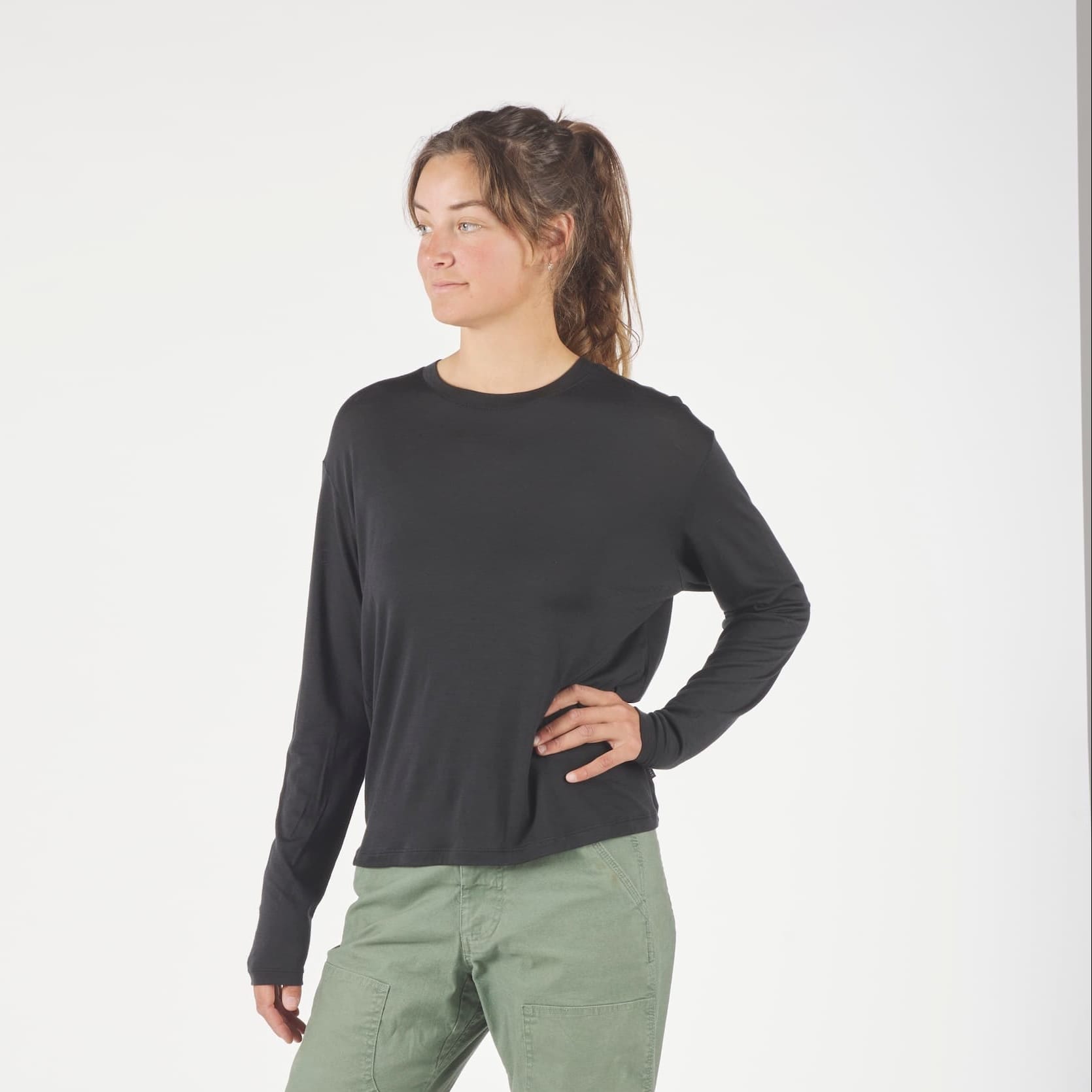 Women's Canopy Merino Tencel Long Sleeve Shirt