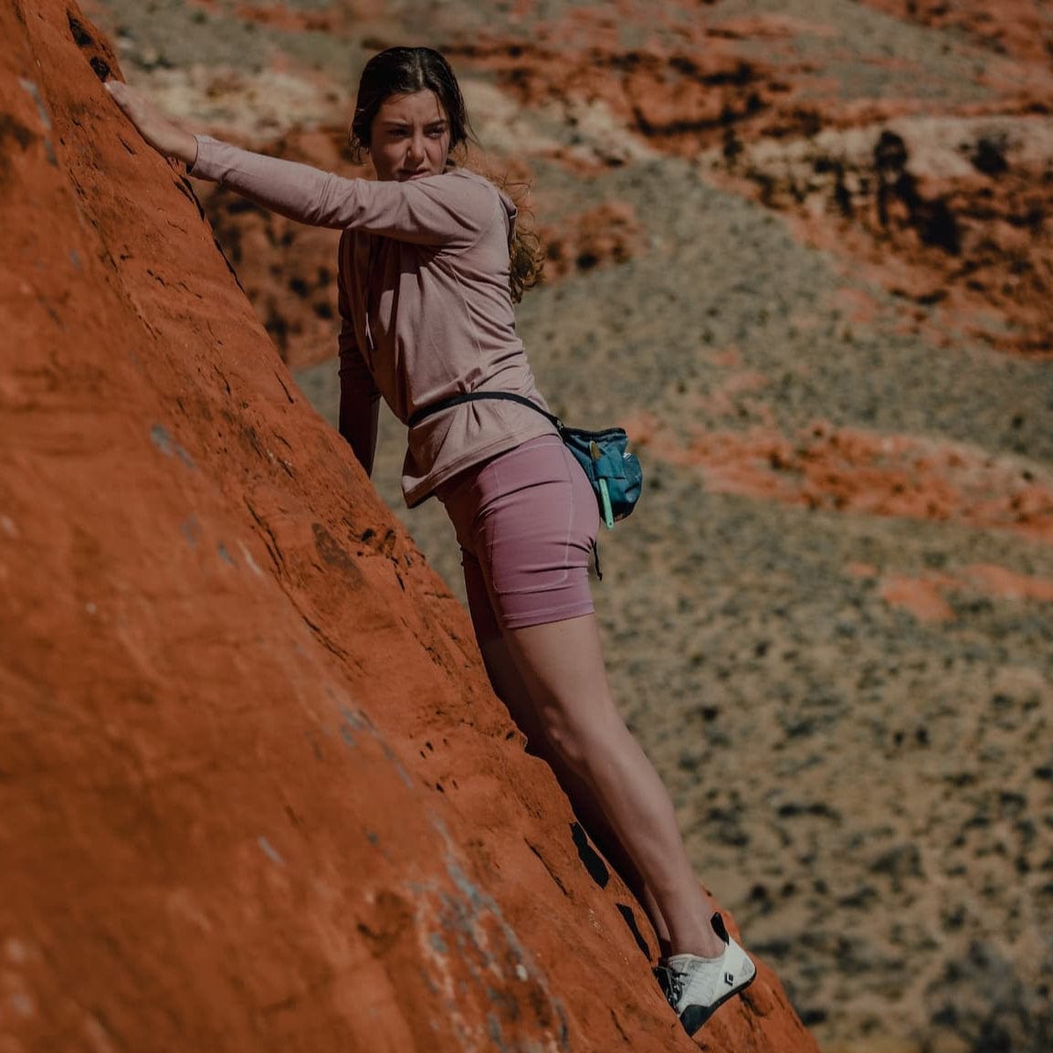 Women's Hilltop Merino Wool High Waisted Bike Shorts