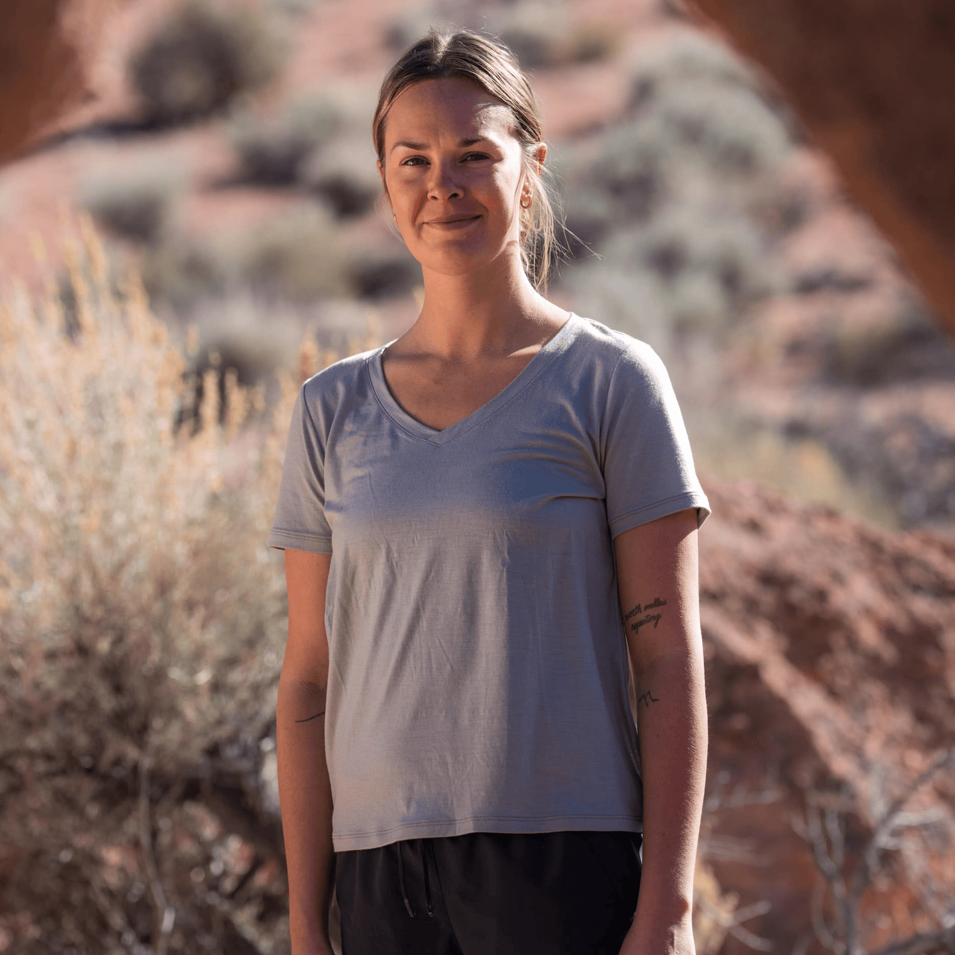 Women’s Journey Merino Wool V-Neck T-Shirt