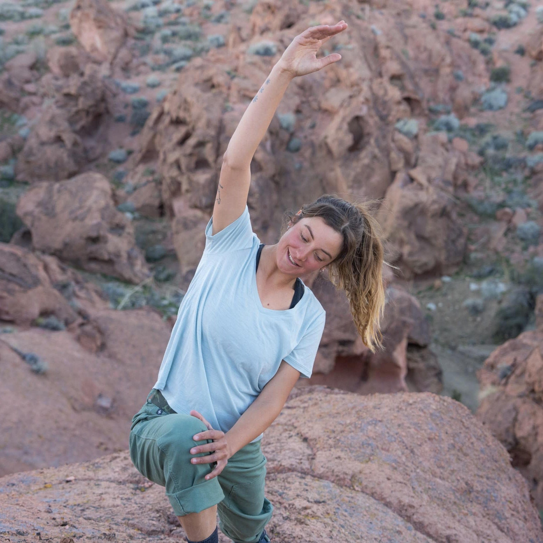 Women’s Journey Merino Wool V-Neck T-Shirt