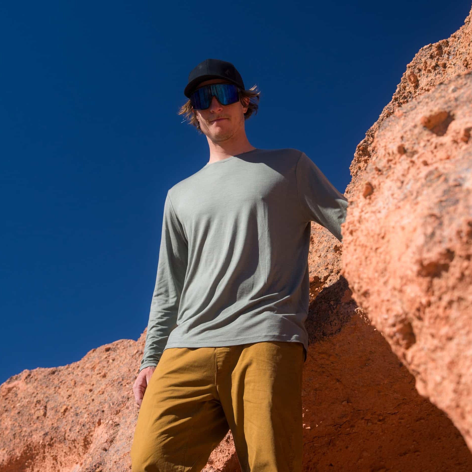 Men's Canopy Merino Tencel Long Sleeve Shirt Men's Canopy Merino Tencel Long Sleeve Shirt