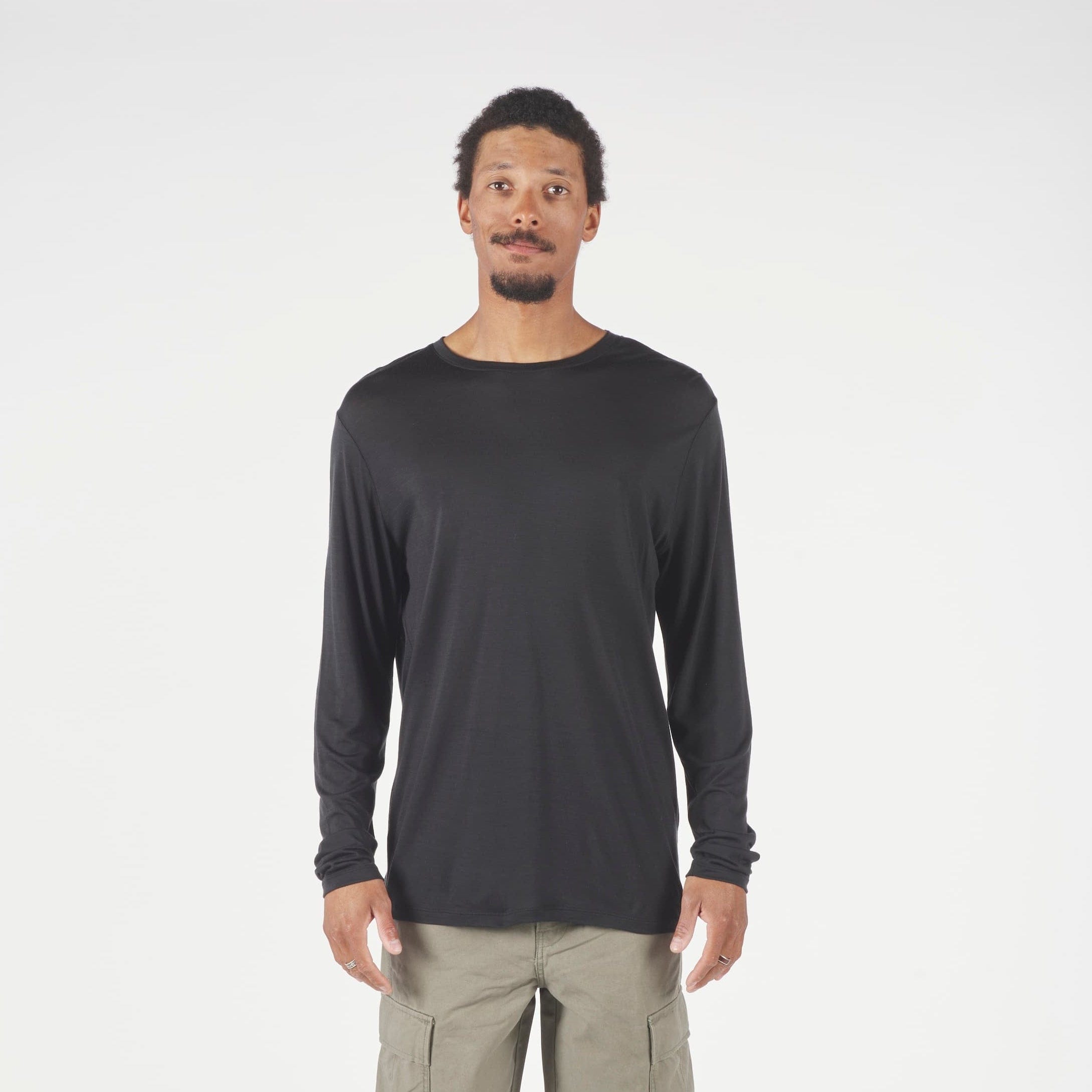 Men's Canopy Merino Tencel Long Sleeve Shirt Men's Canopy Merino Tencel Long Sleeve Shirt