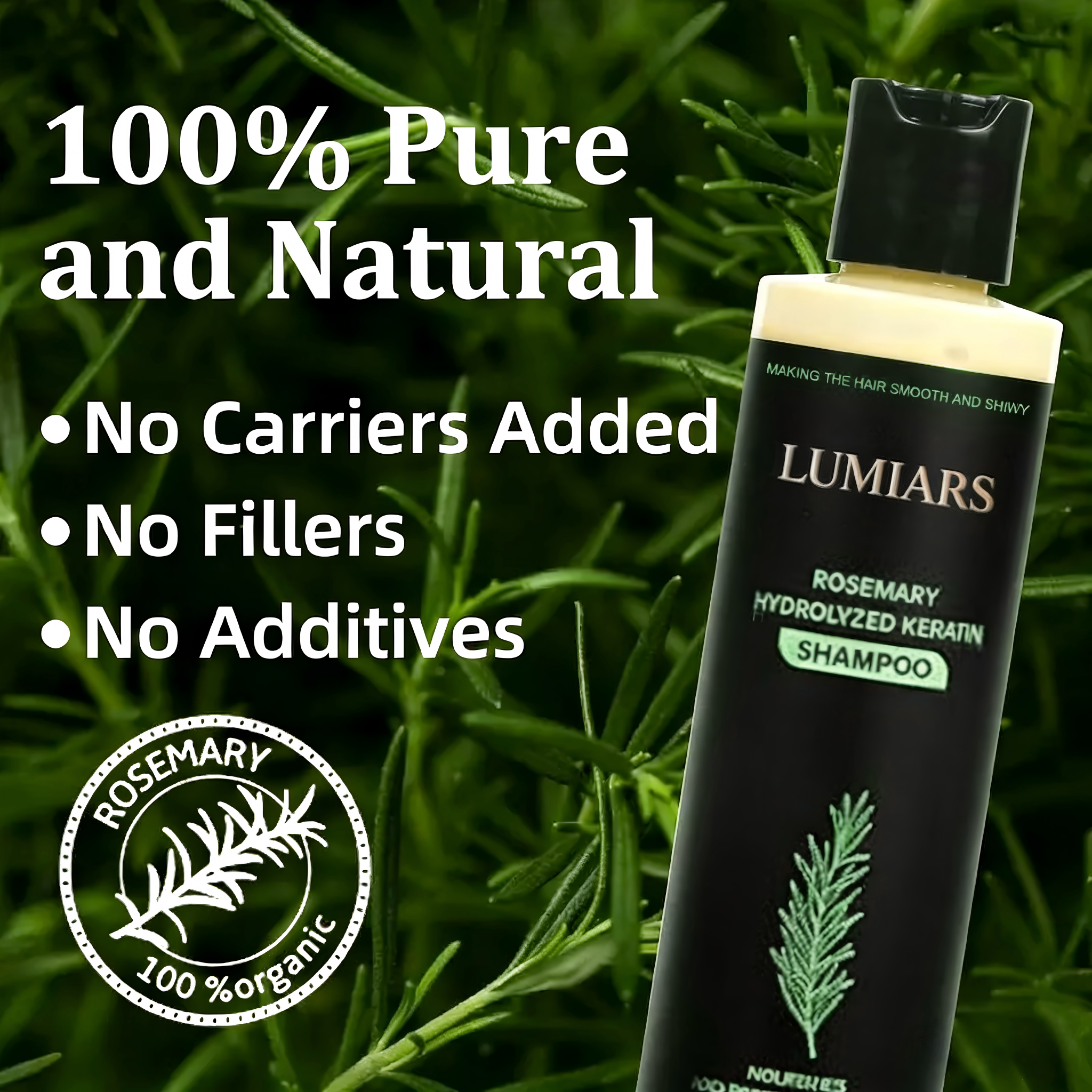 🔥Final 3 Hours: 70%OFF🔥 LUMIARS® Rosemary Hydrolyzed Keratin Shampoo