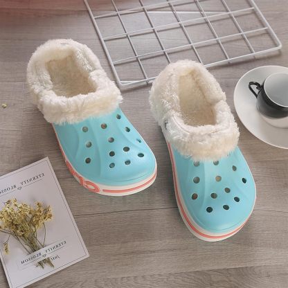 🎁TikTok Last Day Sale -50% OFF🎉Fur Liner Inserts for Croc Replacement Fleece Fluffy Fuzzy Sherpa Lining Warm Insoles for Winter