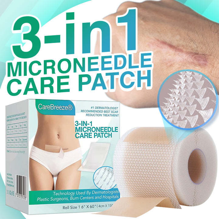 𝗖𝗮𝗿𝗲𝗕𝗿𝗲𝗲𝘇𝗲® 3-in-1 Microneedle Care Patch