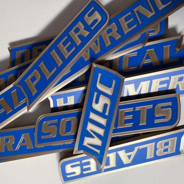 🎁TikTok Last Day Sale - 60% OFF🎉12 Pack of  Magnetic Toolbox Labels🔩