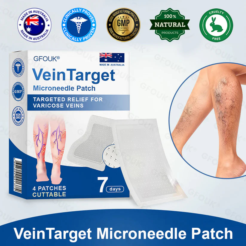 🇦🇺💧👩‍🔬GFOUK® VeinTarget Microneedle Patch⚡Instant Relief, Long-Term Results