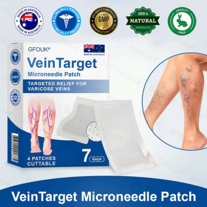 🇦🇺💧👩‍🔬GFOUK® VeinTarget Microneedle Patch⚡Instant Relief, Long-Term Results