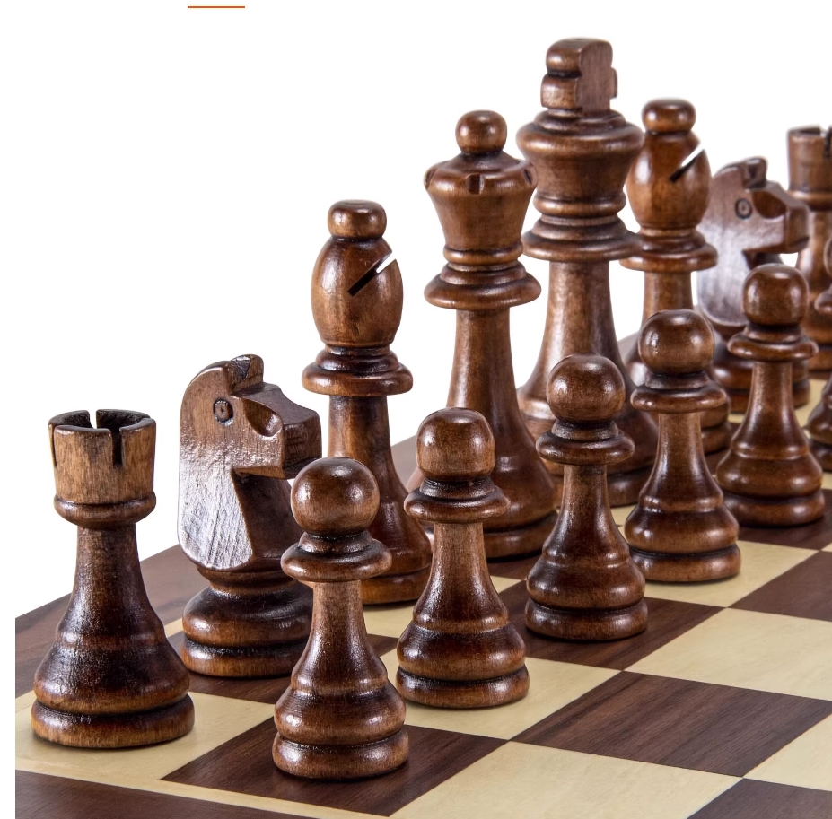 PUZZLED DOTS CHESS GAMES ENTIRELY WOOD  2 COLORS Available 