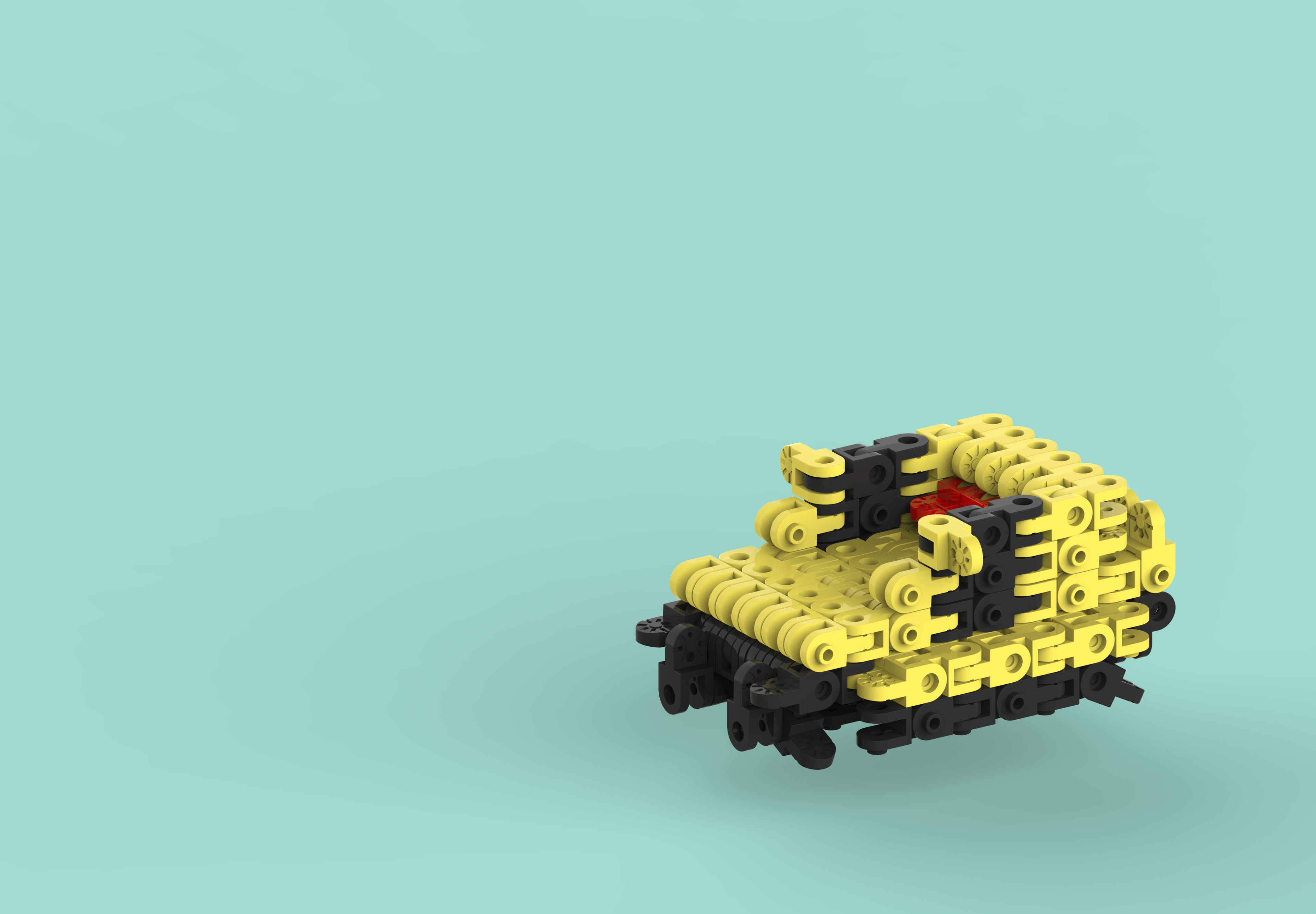 Puzzled Dots Denkle  Dots DIY Building Toys models -YOUR OWN excavator