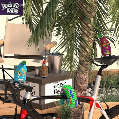 Puzzled Dots Toy models Loopals and his friends .8 roles available .