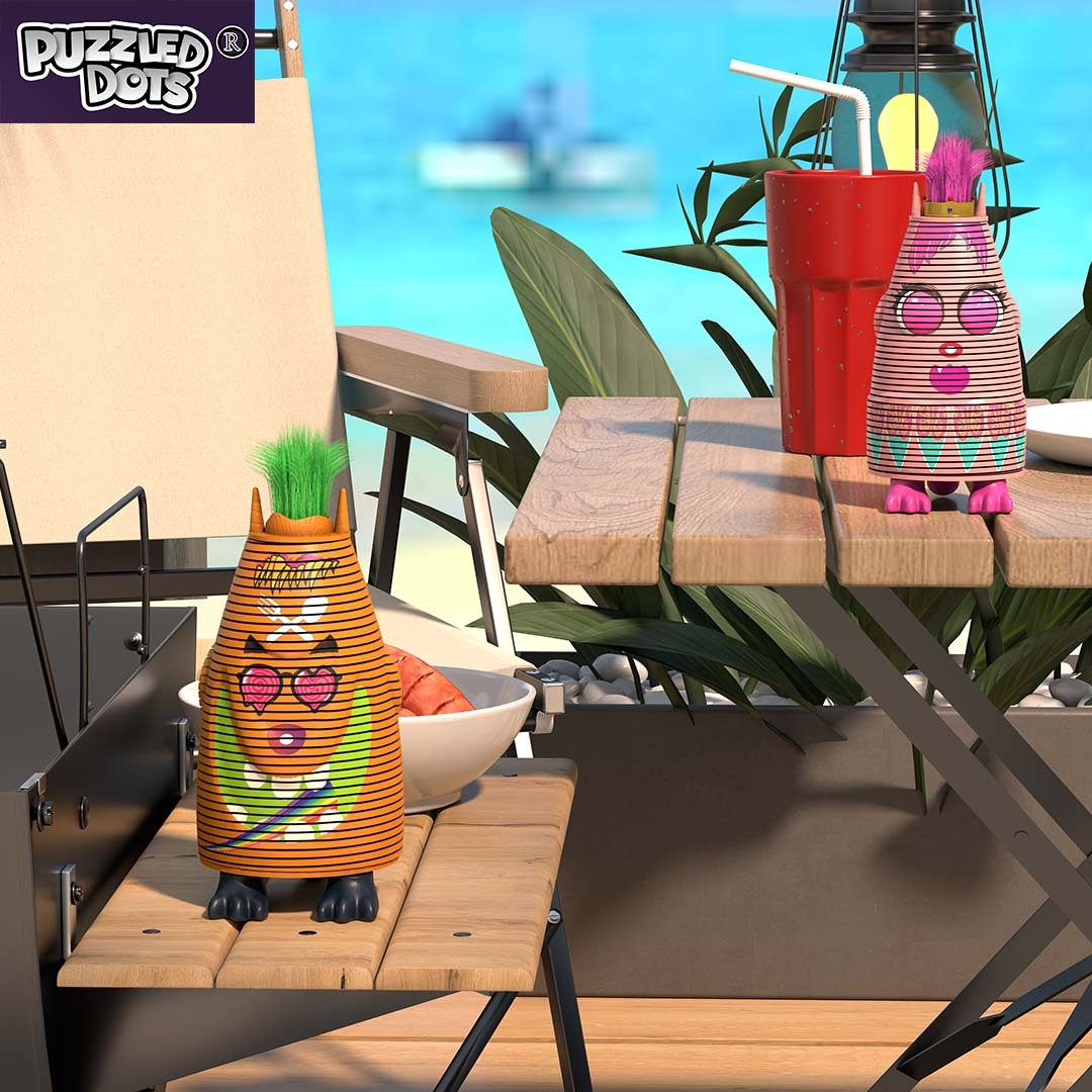 Puzzled Dots Toy models Loopals and his friends .8 roles available .