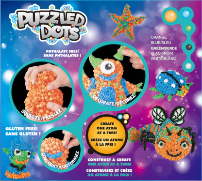 Puzzled Dots Toy Putty Never Dries out Modeling SLIME Educational toys for kids .