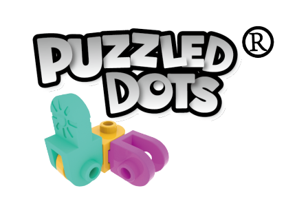 Puzzled Dots Denkle  Dots DIY Building Toys models -YOUR OWN excavator