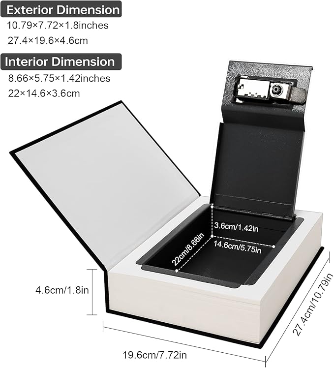 📖Free Shipping🔒Real Paper Transfer Book Safe