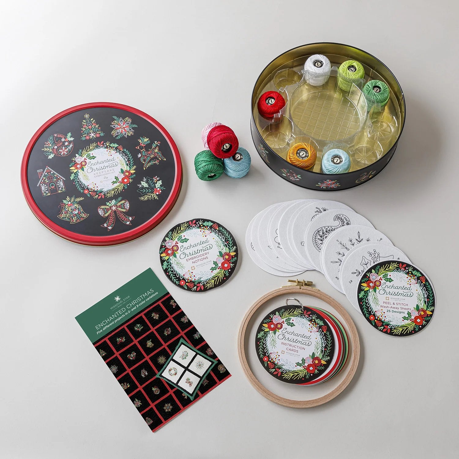 🎄Enchanted Christmas - 🧵✨A Keepsake Embroidery Kit by Missouri Star(❤️Beginner-friendly)