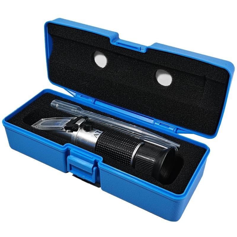 ⚡4-in-1 DEF Antifreeze Refractometer – Suitable For Automotive Antifreeze Systems, Battery Acid, And Windshield Washer Fluid.