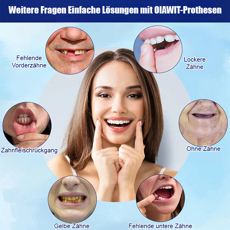 Zahnkosmetik-Prothesen-Verzierungssatz