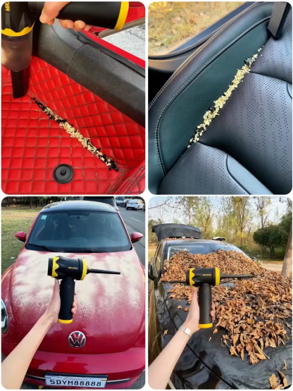 Tragbarer Akkusauger für Auto und Haushalt