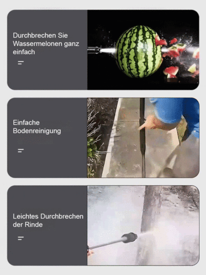 Lithium-Akku-Hochdruckreiniger für den Hausgebrauch