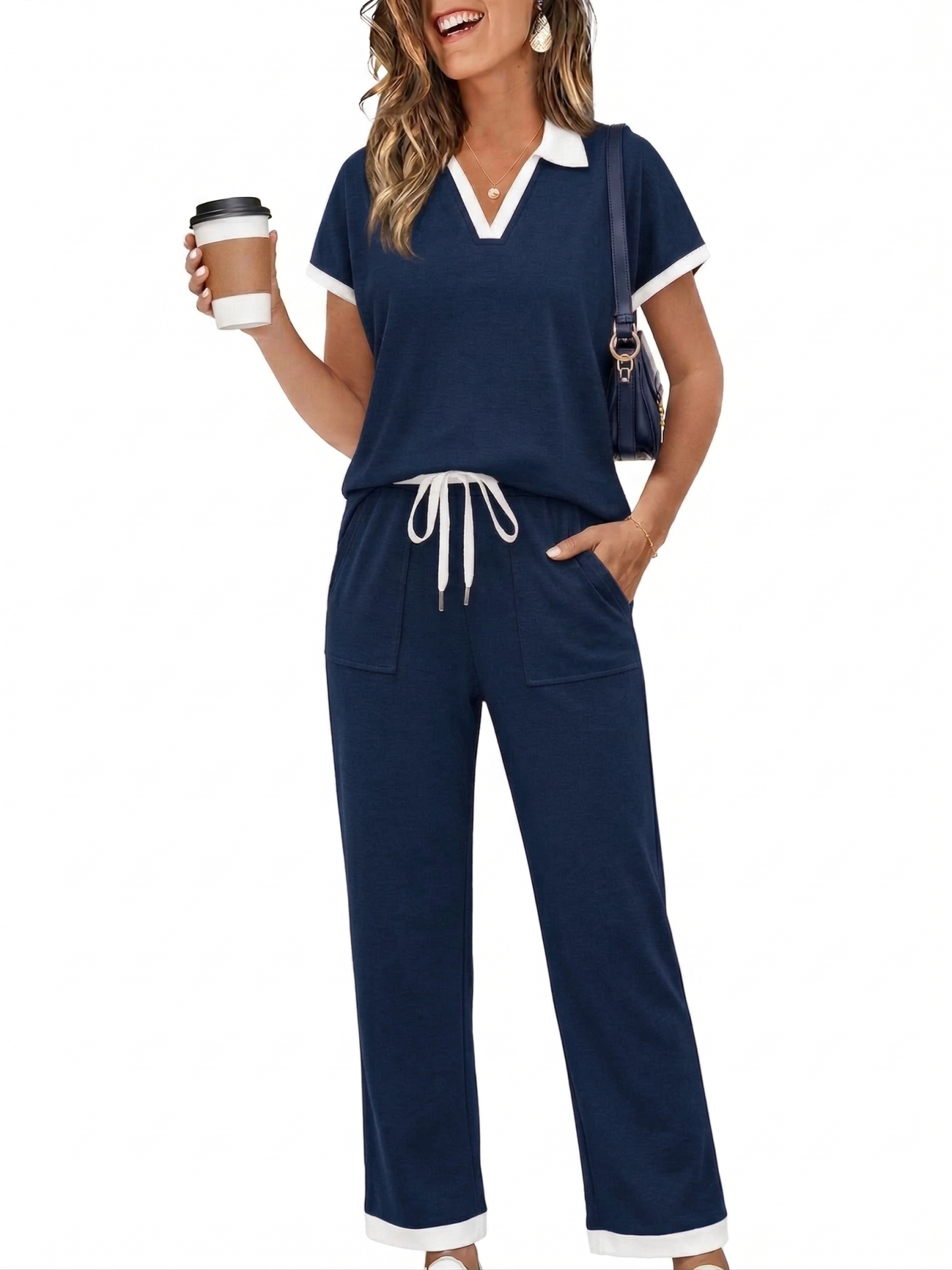 ⏰ LAST DAY SAVE 50% 💥Women's Comfortable Polo Shirt Set