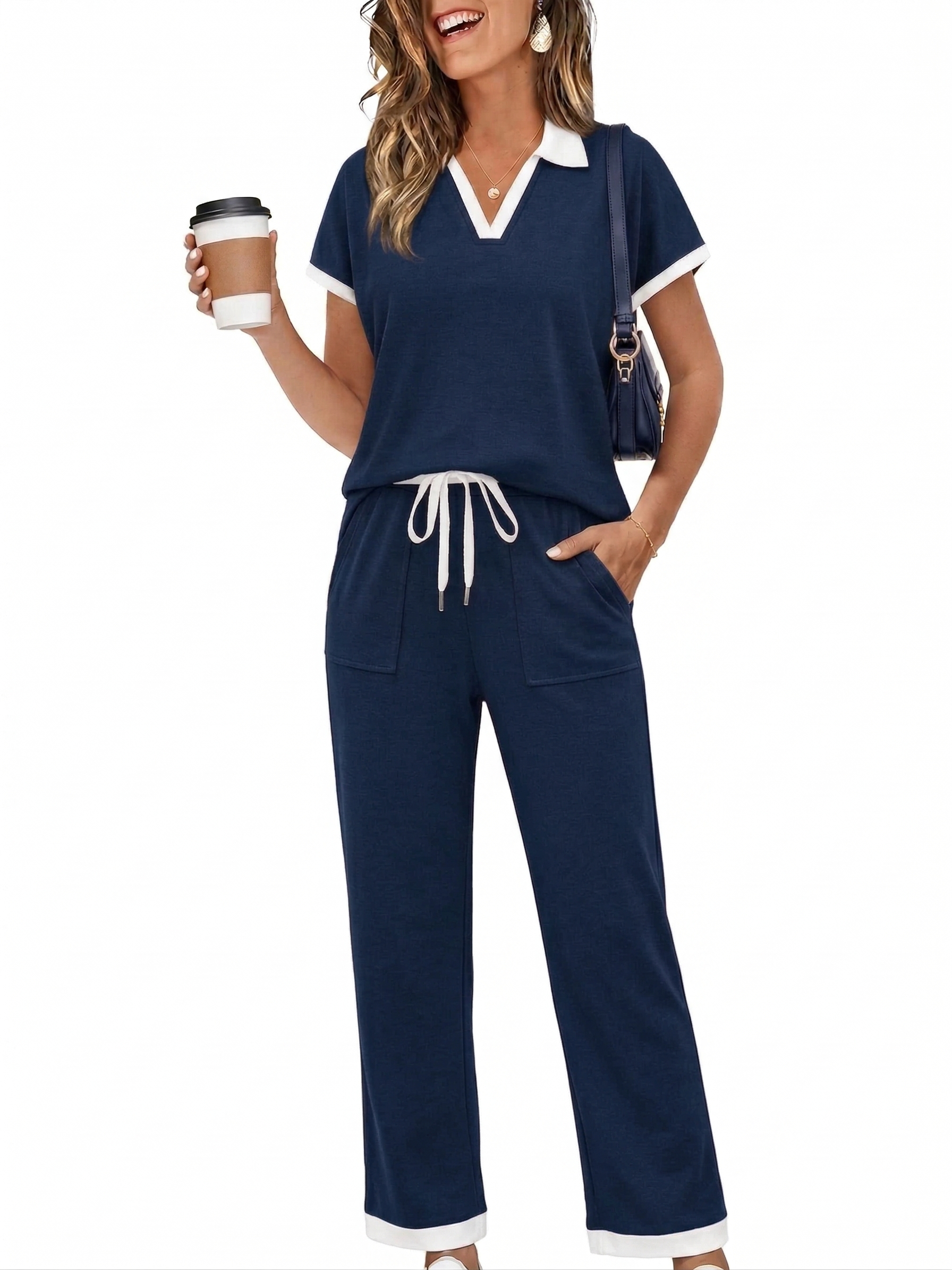 ⏰ LAST DAY SAVE 50% 💥Women's Comfortable Polo Shirt Set